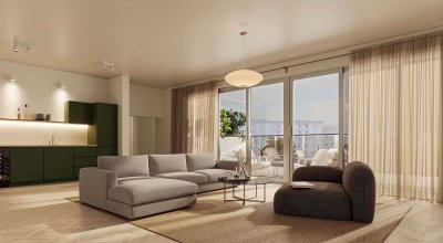 Erstklassiges Penthouse mit offenem Wohnkonzept und Skyline-View