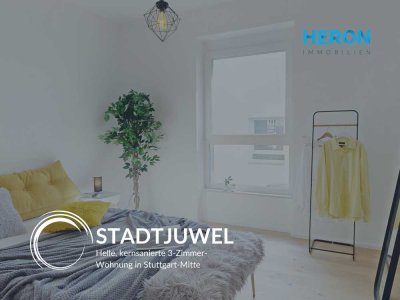 STADTJUWEL - Helle kernsanierte 3-Zimmer-Wohnung in Stuttgart-Mitte