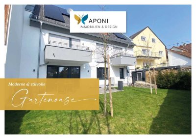 Für GARTENLIEBHABER: Moderne, helle Wohnung mit EBK + herrlichem Garten!