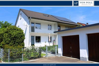 Doppelhaushälfte mit bis zu 
3 Wohnungen und 2 Garagen