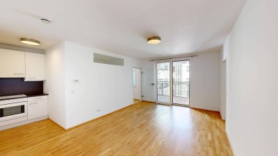 2 Zimmer Wohnung mit Balkon und Einbauküche