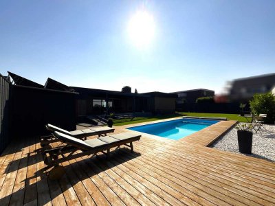 Exklusiver Bungalow mit Pool, Sauna & Kamin in Rheine-Mesum