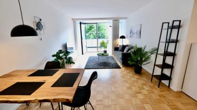 * Top möbliertes 2-Zi-Apartment mit großem Südbalkon * Nähe Marienhospital *