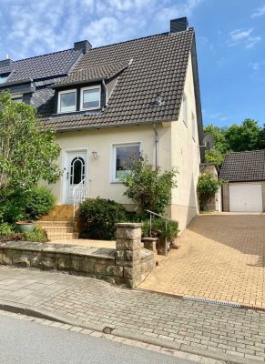 Mit großem Garten und Ausbaureserve im Widukindland