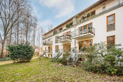 Grüne Idylle in Pankow - Vermietete 2-Zimmer-Wohnung mit großer Balkonterrasse in ruhiger Lage!
