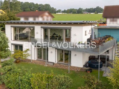 Modernes hocheffizientes Passivhaus mit Auszeichnung in idyllischer Lage
