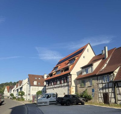 2-Zi.-Wohnung mit Denkmalambiente, Gartenanteil, Carport, 37.500,-€ Tilgungszuschuss KfW