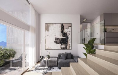 Familienfreundlich: klare 4-Zimmer Wohnung mit Balkon und Loftfeeling (Top B4.5)