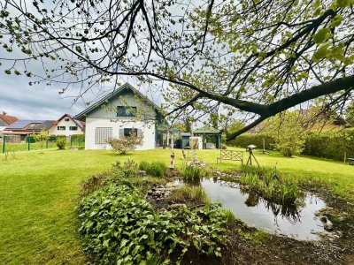 Extravagantes Architekten-EFH mit Baugrundstück!