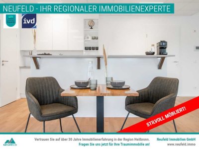 Möblierte 1-Zimmer Wohnung mit Loggia zu vermieten!