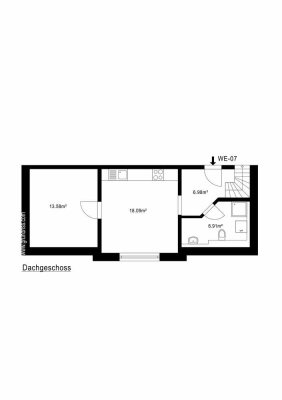 Attraktive 3-Zimmer Maisonette-Wohnung im 3. OG in Ulm-Mitte inkl. EBK & Waschmaschine