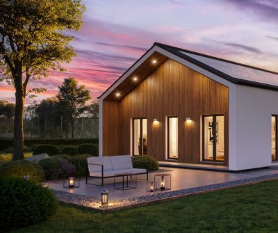 Den Sonnenuntergang im Wohnzimmer: Ihr Bungalow für goldene Abendstunden.