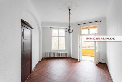IMMOBERLIN.DE - Toplage: Großzügige Altbauwohnung mit ruhigem Südwestbalkon zwischen Schlossgarten &