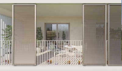 *Erstbezug am bayr. Bahnhof* Großer Süd-Balkon - PKW-Stellplatz - Neubau KfW 40