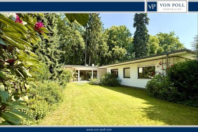 VON POLL - BAD HOMBURG: Bungalow mit eingewachsenem Garten in Bestlage - fußläufig zum Schlosspark
