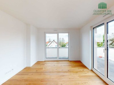 *inkl. Umzugsbonus* Erstbezug mit Dachterrasse im Quartier am Jahgdschloss