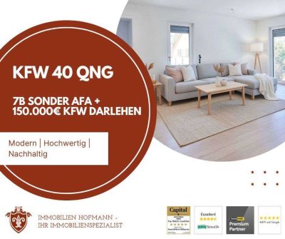 Sichern Sie sich jetzt Ihr Investment mit einem 360° Service - Ihr neues KfW 40 QNG Projekt wartet!