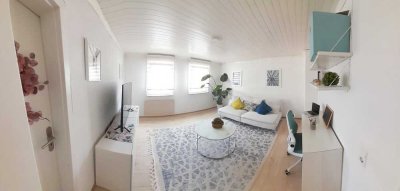 Gemütliche, modern möblierte Wohnung in Stuttgart-Stammheim für ein Paar