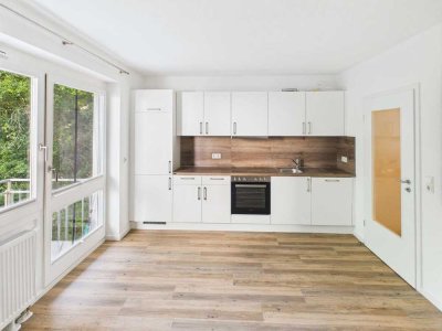 Moderne 1-Zimmer-Wohnung mit Einbauküche und Terrasse