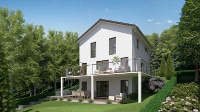 Traumhafte Stadtvilla (170,8 m²) mit Aussicht im Dürrbachtal
