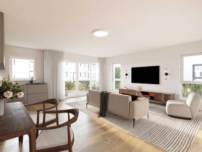 Gemütliche 4-Zimmer-Wohnung im EG mit Südterrasse & Garten | Neubau Erstbezug in Langenfeld-Reusrath