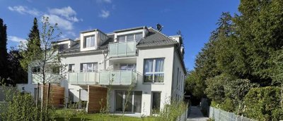 Erstbezug: sehr attraktive 4 Zimmerwohnung plus Hobbyraum und Privatgarten in Trudering