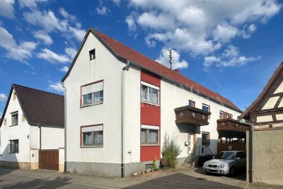 Maisonettewohnung mit großem Gartenanteil, Scheune und zwei Balkonen