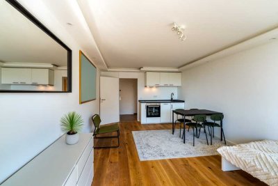 Modern & möbliert: 1-Zimmer-Wohnung mit Einbauküche in zentraler Lage