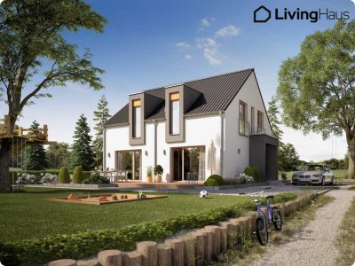 IKONisch perfekt leben in Potsdam: 154 m² Familienglück mit gerader Treppe & Rundum-Schutz