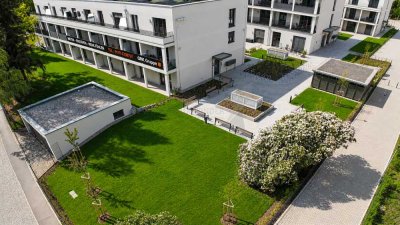 !! Sommerangebot !! Barrierefreie 2-Raum EG-Wohnung mit Einbauküche, Südterrasse und tollem Bad