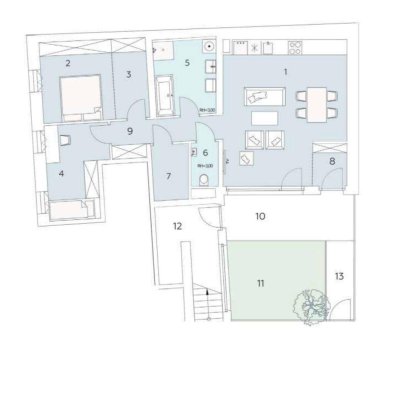 !NACHMIETER GESUCHT! 3-Zimmer-Wohnung mit Garten
