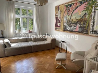 Tauschwohnung: Top 3,5 Zimmer Altbauwhg direkt an Isar gegen Größere