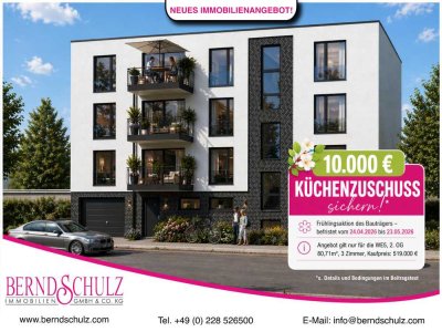 Neubauprojekt / 3-Zimmer-Eigentumswohnung im Zentrum von Bonn-Duisdorf