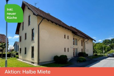 NEUE KÜCHE - Geräumige 3-Zimmer-Wohnung mit Balkon in AKTION - geförderte Miete ODER geförderte Miete mit Kaufoption - 3 Zimmer