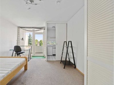 Möblierte 1-Zimmer Wohnung mit Balkon in Hamburg-Niendorf/ direkte U-Bahn Station