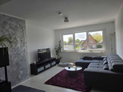 Sonnige 3-Zimmer-Wohnung mit Dachterrasse und Kamin in Rees Mitte zu vermieten