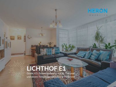 LICHTHOF E1 - Große 4,5-Zimmerwohnung mit XL-Terrasse und einem Tiefgaragenstellplatz in Heilbronn
