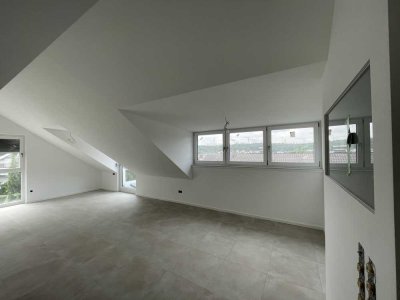 Neubau Erstbezug, offen geschnittene, großzügige 3,5-Zi-DG-Wohnung, Ispringen