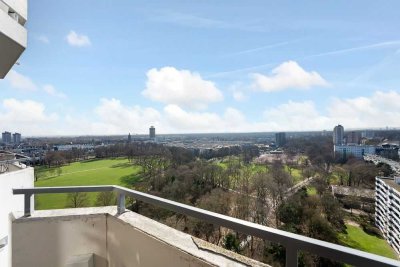 Helle und Modern sanierte 1-Zimmer-Wohnung mit tollem Ausblick!