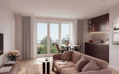 Neubau Erstbezug 2 Zimmer mit Balkon im ruhigen Innenhof