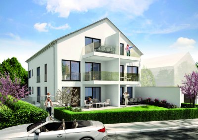 3-Zimmer-Wohnung mit Terrasse und Gartenanteil