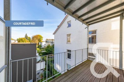 Freie 3-Zimmer-Wohnung mit 2 Balkonen in Alsternähe
