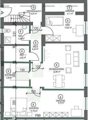 Barrierefreie, teilmöblierte 3-Zimmer- Erdgeschosswohnung in Dülmen!
