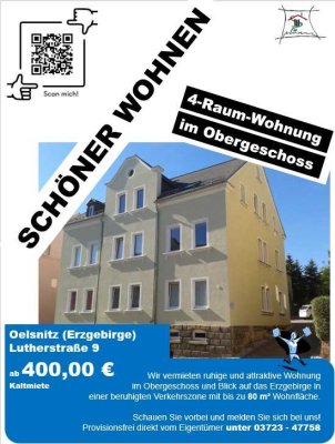 Imposante lichtdurchflutete 4-Raum-Wohnung
