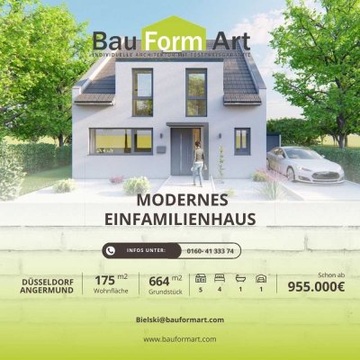 In 2026 wird Ihr Haustraum wahr! NEUBAU Einfamilienhaus in D-Angermund (ca. 175m² Wfl.) ink. Grundst