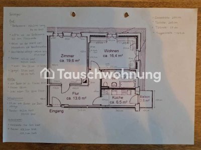 Tauschwohnung: Schöne Wohnung mit Balkon