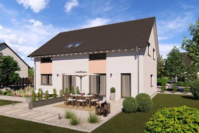 Vier neue Doppelhaushälften in Augsburg-Lechhausen - modern, effizient und flexibel