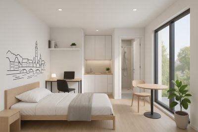 Top Hotel-Alternative: modernes fullserviced Studio idyllisch im Grünen bei Landsberg am Lech