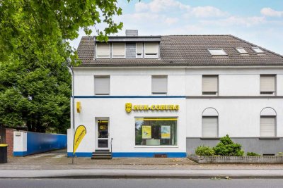 Wohnen & Arbeiten auf einem Grundstück! Bungalow mit Wohn & Geschäftshaus im Zentrum von Kaarst