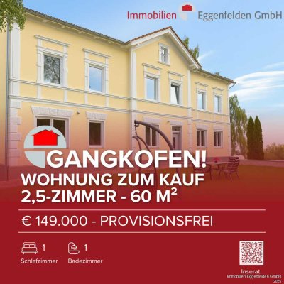 Gangkofen! Kernsanierte 2 Zimmerwohnung im ehemaligen Bahnhof (211015)